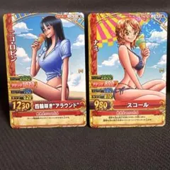 希少ホロ仕様】ワンピーベリーマッチ スコール 水着 ナミ W R レア