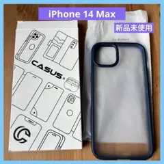 CASUS iPhone 14 Max ケース クリアネイビー 保護カバー