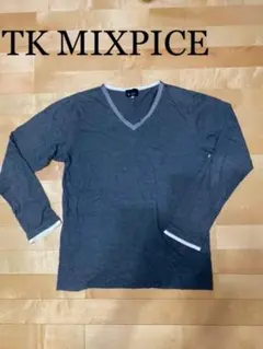 【TK MIXPICE】Vネックセーター