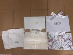 DIOR 限定柄 ギフト袋&巾着