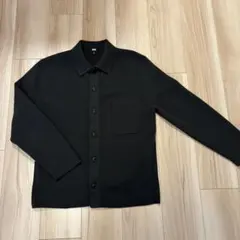 UNIQLO ミラノリブシャツカーディガン 57Olive Sサイズ　オリーブ