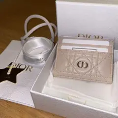 Dior Caro Freesia カードホルダー　パウダーピンク