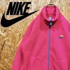 送料無料 ナイキ 刺繍ロゴ レアカラー ゆるだぼ00s フリース ジャケット