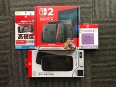 新品　Nintendo Switch 2 マリオカートワールド　フィルム他セット