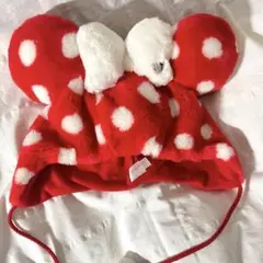 ミニーちゃん ファンキャップ 水玉