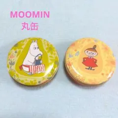 ムーミン リトルミイ 丸缶 2個セット 小物入れ