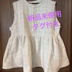 しまむら　アイベル　入学式　卒業式　ツイード　ペプラムジレ