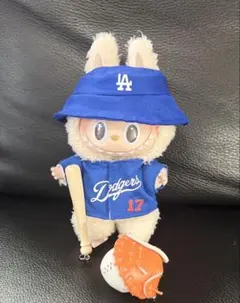 ☆即発送☆LABUBU 着せ替え　ラブブ　ぬい服　帽子＆ユニフォーム風トップス