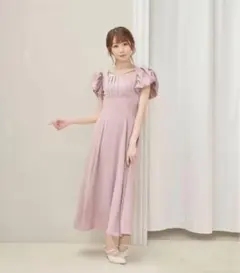 dazzlin 谷崎早耶 デコルテオープンカットワンピース ピンク - メルカリ