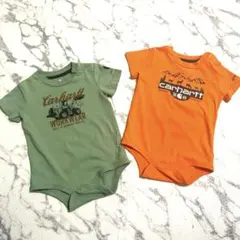 carhartt ベビー　ロンパース　2枚セット　お値下げしました♪9month