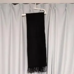 カシミア　マフラー　ブラック　メンズ
