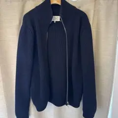 メゾンマルジェラ 18AW ドライバーズニット S ネイビー 濃紺のサムネイル
