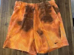NIKE スウェット　ショートパンツ　オレンジ　サンダー　稲妻　Mサイズのサムネイル