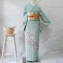 訪問着 フルセットa810F 卒業式　入学式　お宮参り　七五三　結婚式のサムネイル