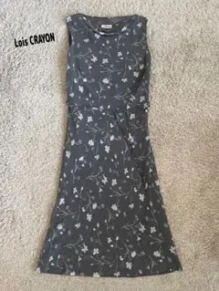 ◆美品◆Lois CRAYON ロイスクレヨン 花柄 ノースリーブワンピース