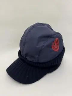 【munsingwear】ネイビー ニットキャップ スポーツ ゴルフ