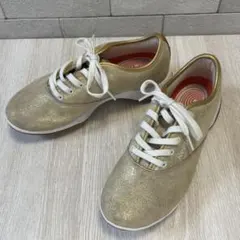 Reebok リーボック スニーカー ゴールド　イージートーン　ウォーキングのサムネイル