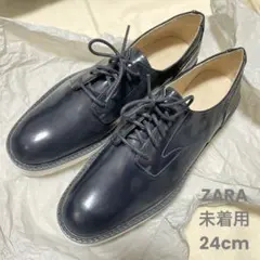 ZARA BASIC COLLECTION 厚底レースアップシューズ（未着用）