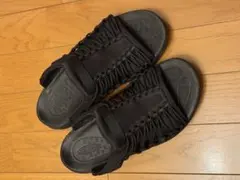 KEEN キーン ユニーク スニーク スライド 25.5 黒黒