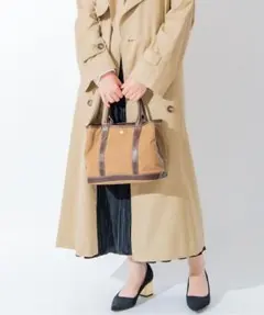 Kissoraキャンバス レザー トートバッグのサムネイル
