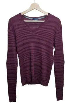 NICOLE CLUB FOR MEN ボーダーニット