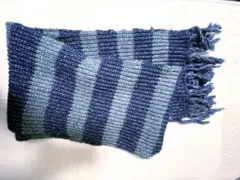 新品未使用 COMME CA ISM ストライプマフラー Fサイズ