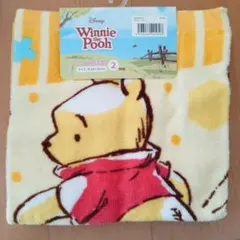 Winnie the Pooh タオル 同柄2枚組 約34×35cm