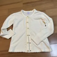 axes kids ホワイト カーディガン