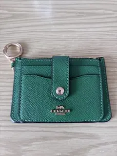 COACH グリーン コインケース