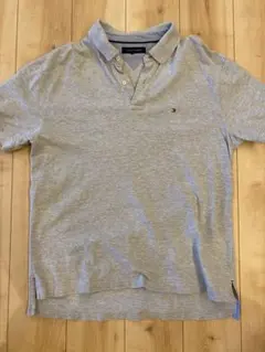 TOMMY HILFIGER ポロシャツ グレー 半袖