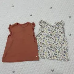 プチバトー　トップス　2枚セット⭐︎ベビー