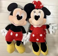 【2体セット】ミッキー＆ミニー ぬいぐるみ 全長約70cm 特大サイズ