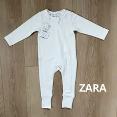 ZARA BABY 長袖ロンパース ホワイト 74cm