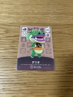 【タツオ・匿名配送】あつまれどうぶつの森 amiiboカード 243