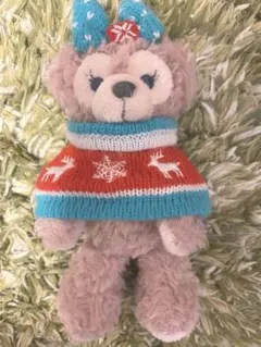 クリスマス　シェリーメイ　ぬいぐるみバッジ