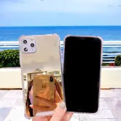 iPhone14Promax iPhoneケース 鏡面 クリア