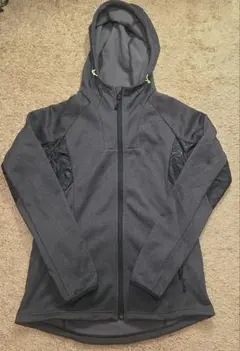 Kappa レディース グレー フード付き カジュアルパーカー サイズO