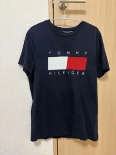 【美品】TOMMY HILFIGER ネイビー Tシャツ S