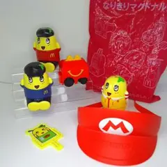 ふなっしー マリオ  なりきりマクドナルド ハッピーセット グッズ  6点