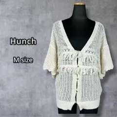 14 Hunch ハンチ フリンジ付きクロシェカーディガン Mのサムネイル