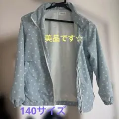 3can4on 花柄模様上着 140 ナイロンジャケット　体験学習　旅行