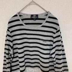 MICHIKO LONDON JEANS ストライプ長袖Tシャツ Mのサムネイル