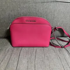 マイケルコース　ショッキングピンク　ホットピンク　ショルダーバッグ