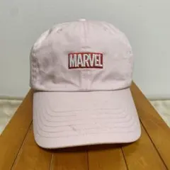 MARVEL ロゴ刺繍 キャップ ピンクのサムネイル