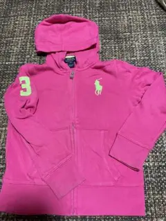 6歳用　ピンク　フードジャケット　ラルフローレン