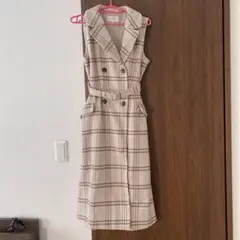 JILLSTUART ★ 袖なし チェックワンピース