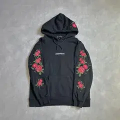 JACKROSE プルオーバーパーカーバラ刺繍 黒 L ストリート お兄系のサムネイル