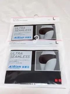 【新品】エアリズムシームレスショーツパンツ　ユニクロ　ブラック　L 2個セット