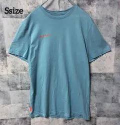 MAMMUT Ssize 半袖Tシャツ ワンポイントロゴ 水色のサムネイル