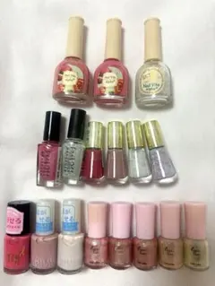 ネイル・マニキュア１７本　まとめ売り　スキンフード　100均ほか